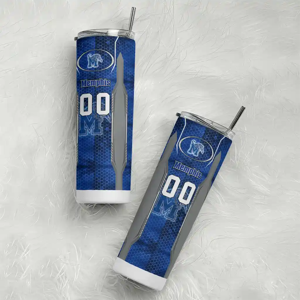 personalized-memphis-tigers-stacked-diamond-blue-skinny-tumbler-top-rated.webp