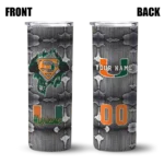 personalized-miami-hurricanes-chevron-v-orange-gray-skinny-tumbler-best-selling.webp