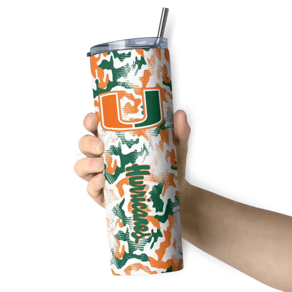 personalized-miami-hurricanes-claw-marks-orange-white-skinny-tumbler-premium-grade.webp