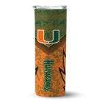 personalized-miami-hurricanes-spiral-burst-print-orange-skinny-tumbler-best-selling.webp