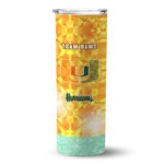 personalized-miami-hurricanes-starburst-tiles-orange-skinny-tumbler-best-selling.webp