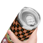 personalized-miami-hurricanes-yoda-cozy-orange-black-skinny-tumbler-best-selling.webp