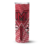 personalized-miami-redhawks-monogram-burst-red-white-skinny-tumbler-best-selling.webp