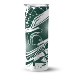 personalized-michigan-state-spartans-helmet-clash-green-skinny-tumbler-best-selling.webp