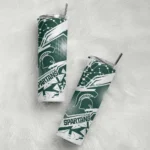 personalized-michigan-state-spartans-helmet-clash-green-skinny-tumbler-best-selling.webp