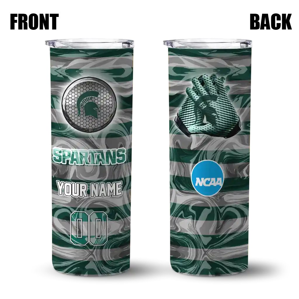 personalized-michigan-state-spartans-patterned-waves-green-skinny-tumbler-fashion-forward-1.webp
