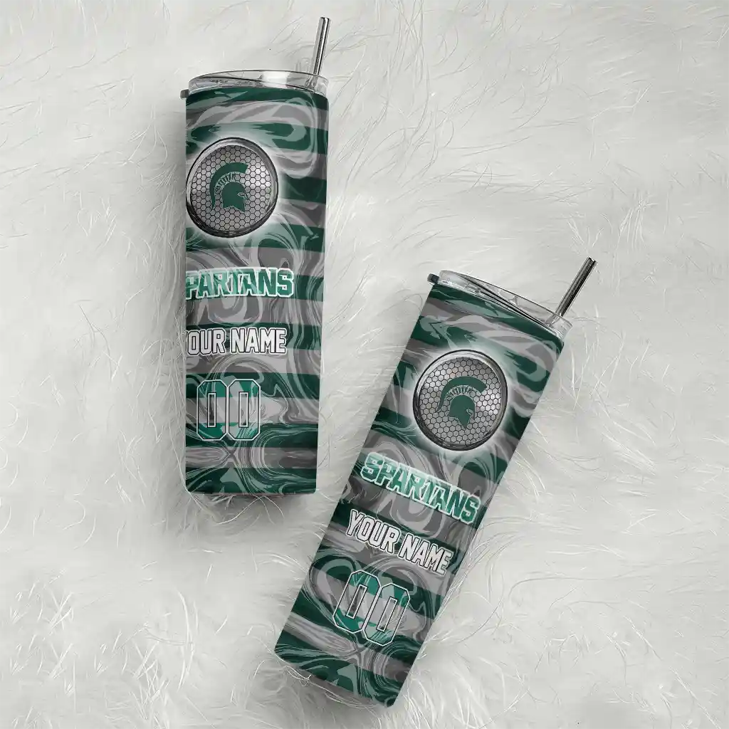 personalized-michigan-state-spartans-patterned-waves-green-skinny-tumbler-top-rated-1.webp