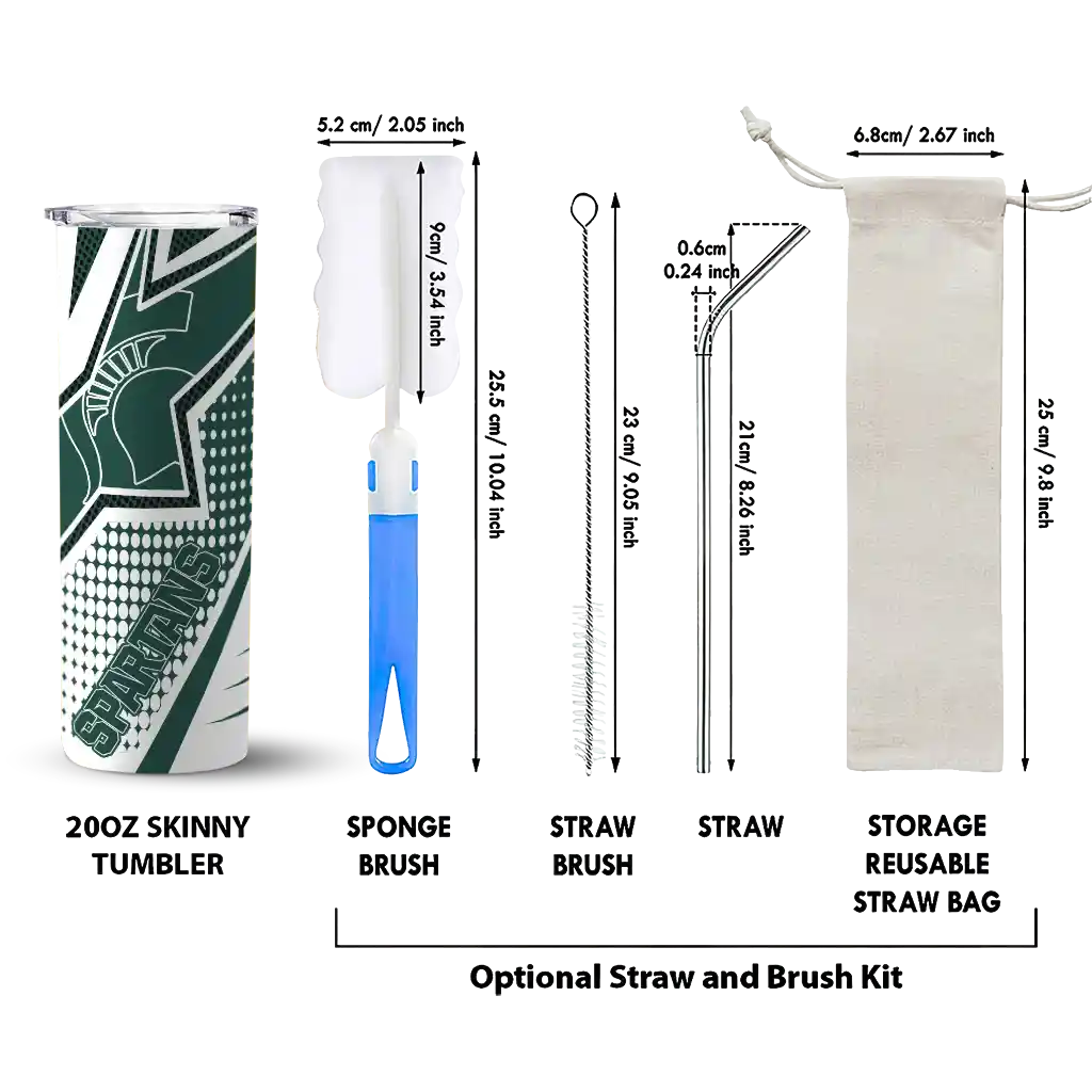 personalized-michigan-state-spartans-web-stripes-green-white-skinny-tumbler-new-arrival.webp