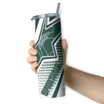 personalized-michigan-state-spartans-web-stripes-green-white-skinny-tumbler-best-selling.webp
