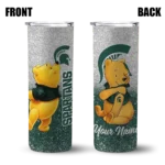 personalized-michigan-state-spartans-winnie-the-pooh-green-gray-skinny-tumbler-best-selling.webp