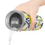 personalized-michigan-wolverines-claw-marks-blue-white-skinny-tumbler-best-selling.webp
