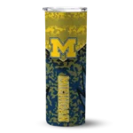 personalized-michigan-wolverines-spiral-burst-print-blue-skinny-tumbler-best-selling-1.webp