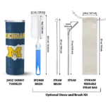 personalized-michigan-wolverines-torn-band-blue-white-skinny-tumbler-best-selling.webp