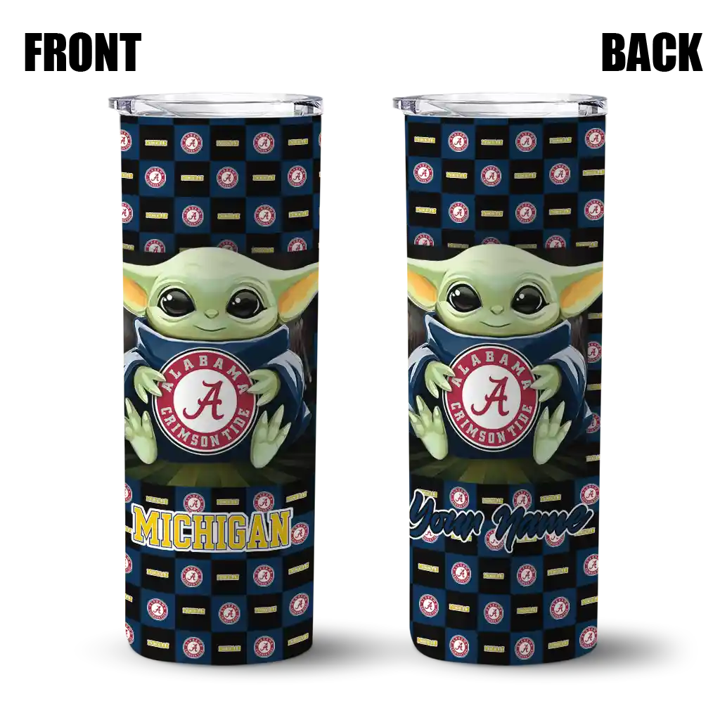 personalized-michigan-wolverines-yoda-cozy-blue-black-skinny-tumbler-fashion-forward.webp