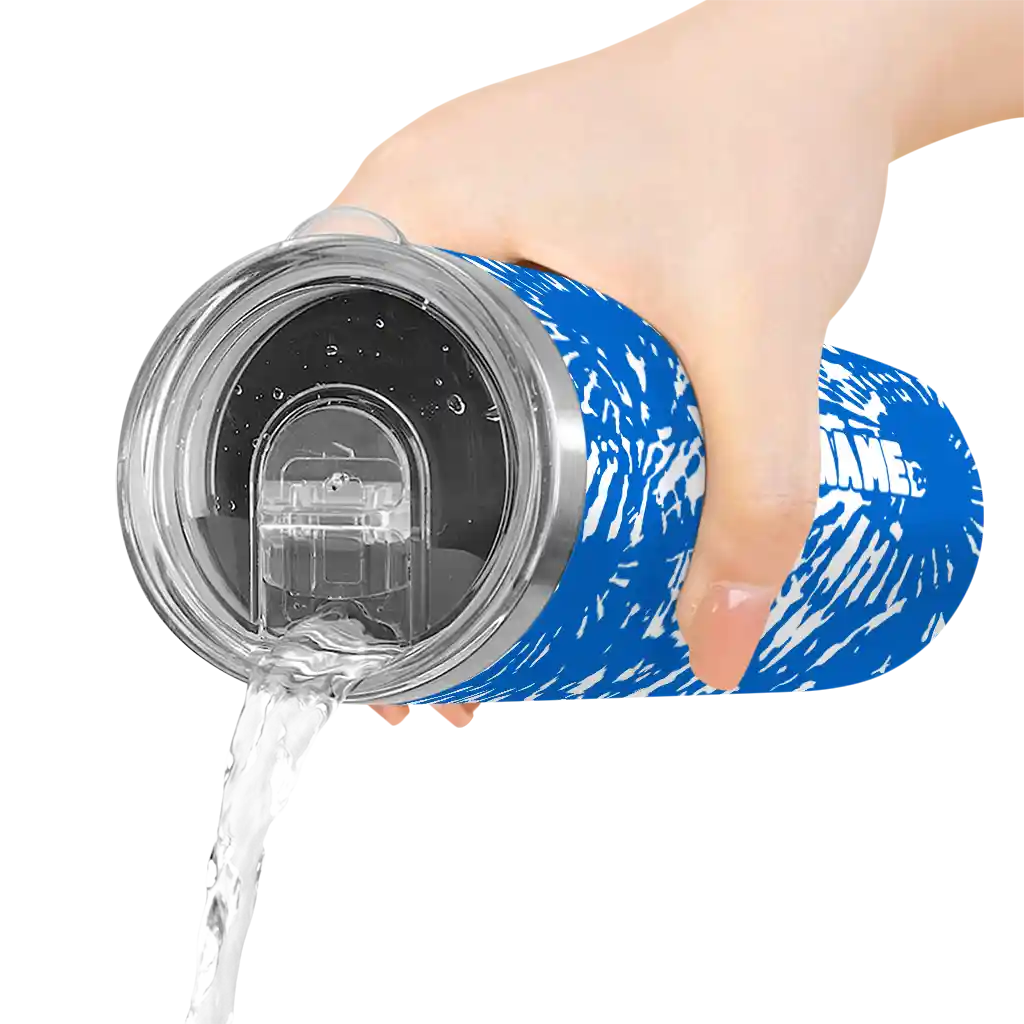 personalized-middle-tennessee-blue-raiders-metallic-grid-blue-skinny-tumbler-latest-model-1.webp