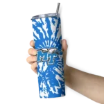 personalized-middle-tennessee-blue-raiders-metallic-grid-blue-skinny-tumbler-best-selling-1.webp