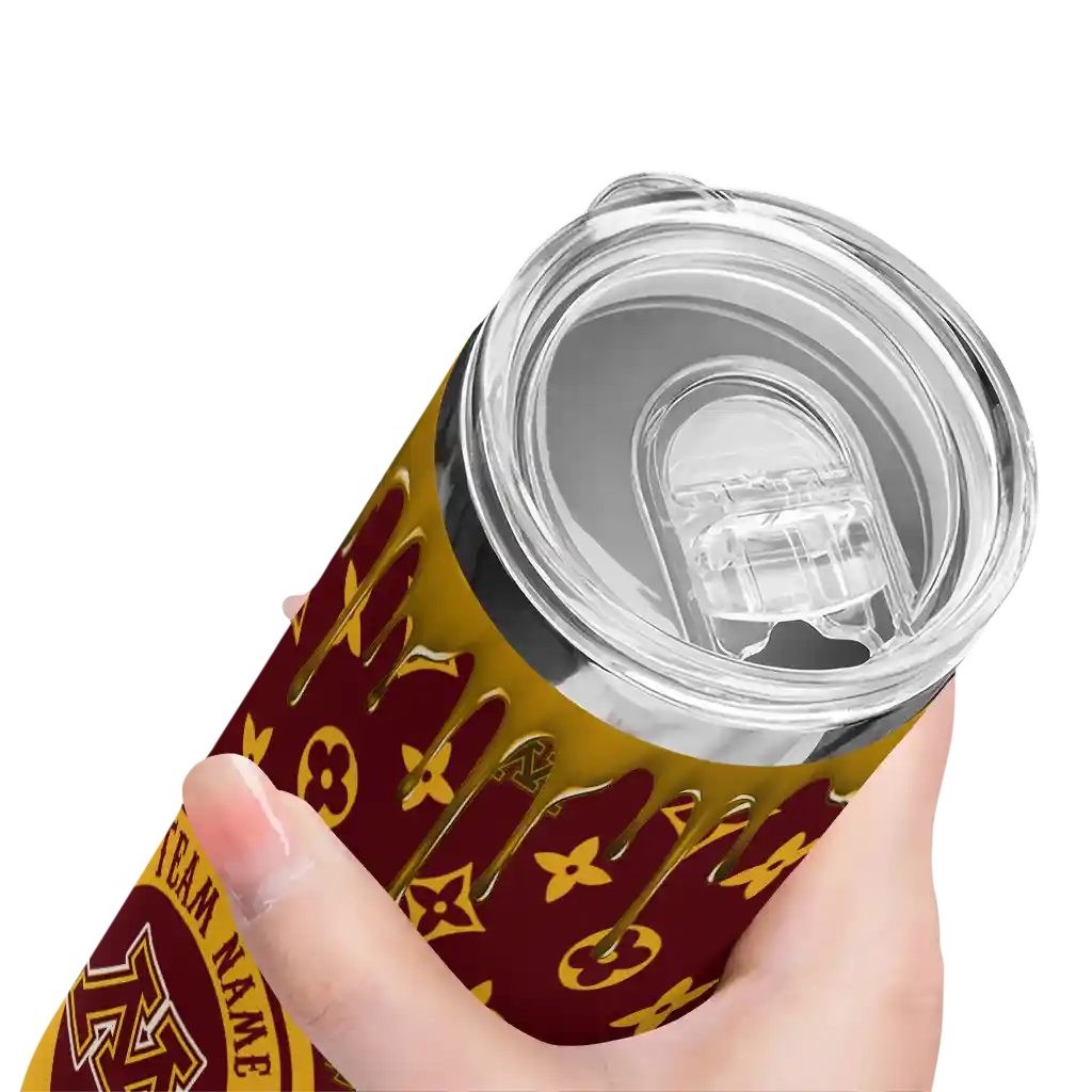 personalized-minnesota-golden-gophers-camo-streak-maroon-skinny-tumbler-high-quality.webp