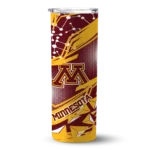 personalized-minnesota-golden-gophers-helmet-clash-maroon-skinny-tumbler-best-selling.webp