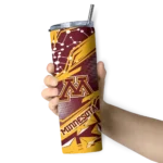personalized-minnesota-golden-gophers-helmet-clash-maroon-skinny-tumbler-best-selling.webp