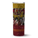 personalized-minnesota-golden-gophers-kiss-band-gold-skinny-tumbler-best-selling.webp