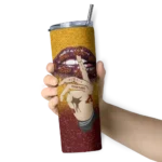 personalized-minnesota-golden-gophers-sparkle-lips-maroon-skinny-tumbler-best-selling.webp