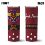 personalized-minnesota-golden-gophers-star-cluster-maroon-skinny-tumbler-best-selling.webp