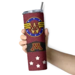 personalized-minnesota-golden-gophers-star-cluster-maroon-skinny-tumbler-best-selling-1.webp