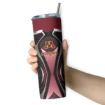 personalized-minnesota-golden-gophers-superman-emblem-maroon-black-skinny-tumbler-best-selling.webp