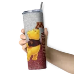 personalized-minnesota-golden-gophers-winnie-the-pooh-maroon-gray-skinny-tumbler-best-selling.webp
