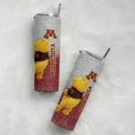personalized-minnesota-golden-gophers-winnie-the-pooh-maroon-gray-skinny-tumbler-best-selling.webp
