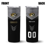 personalized-missouri-tigers-hexagon-honeycomb-black-skinny-tumbler-best-selling.webp