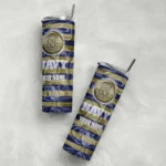 personalized-navy-midshipmen-patterned-waves-blue-skinny-tumbler-best-selling.webp