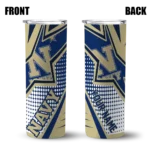 personalized-navy-midshipmen-web-stripes-blue-white-skinny-tumbler-best-selling.webp