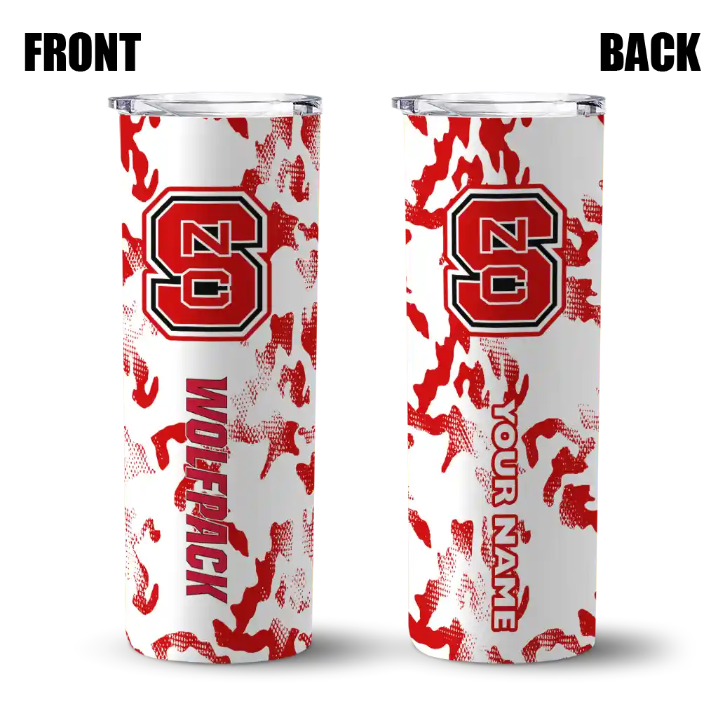 personalized-nc-state-wolfpack-claw-marks-red-white-skinny-tumbler-fashion-forward.webp