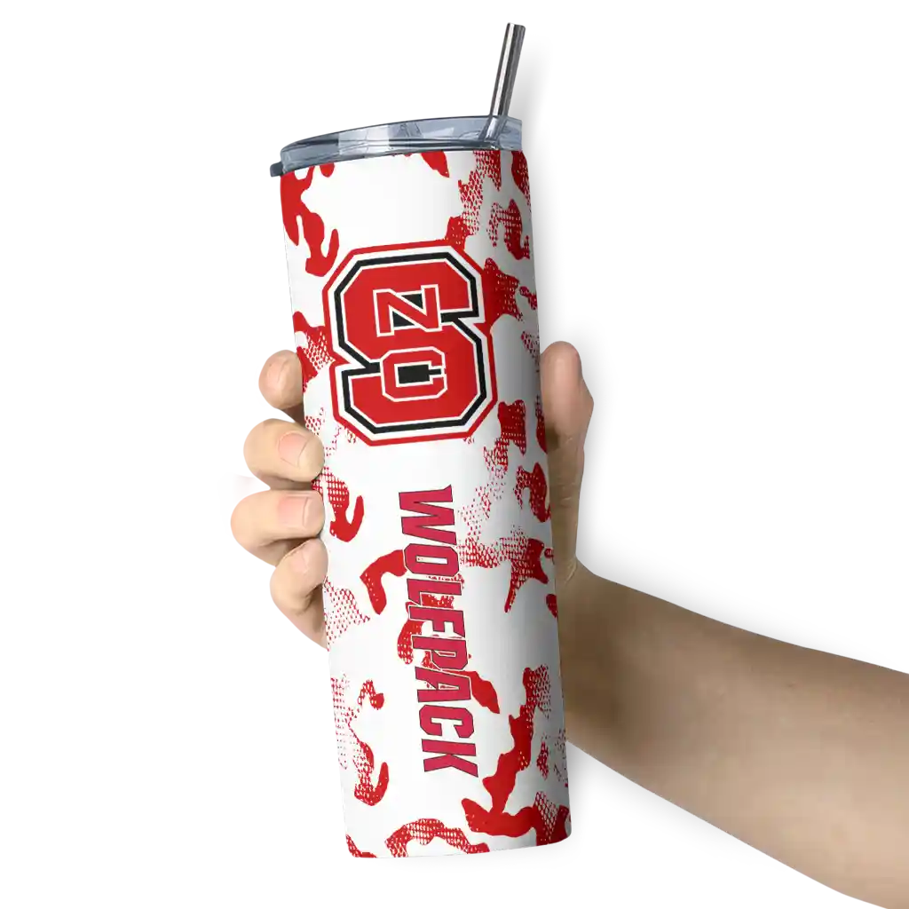 personalized-nc-state-wolfpack-claw-marks-red-white-skinny-tumbler-premium-grade.webp