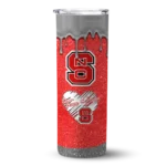 personalized-nc-state-wolfpack-pixel-fade-red-skinny-tumbler-best-selling.webp