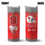 personalized-nc-state-wolfpack-pixel-fade-red-skinny-tumbler-best-selling.webp