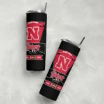 personalized-nebraska-cornhuskers-helmet-belt-red-black-skinny-tumbler-best-selling.webp