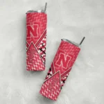personalized-nebraska-cornhuskers-monogram-burst-red-white-skinny-tumbler-best-selling.webp
