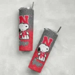 personalized-nebraska-cornhuskers-snoopy-attitude-red-skinny-tumbler-best-selling.webp