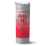 personalized-nebraska-cornhuskers-swirl-texture-red-skinny-tumbler-best-selling.webp