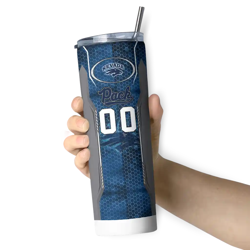 personalized-nevada-wolf-pack-stacked-diamond-blue-skinny-tumbler-premium-grade.webp