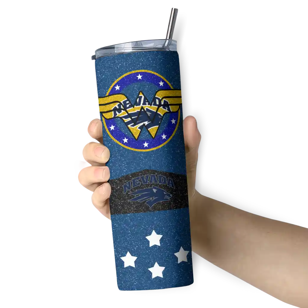 personalized-nevada-wolf-pack-star-cluster-blue-skinny-tumbler-premium-grade-1.webp