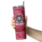 personalized-new-mexico-lobos-chevron-patch-red-skinny-tumbler-best-selling.webp