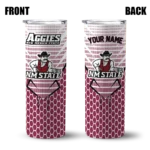 personalized-new-mexico-state-aggies-chevron-stripes-crimson-skinny-tumbler-best-selling.webp