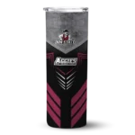 personalized-new-mexico-state-aggies-hexagon-honeycomb-crimson-black-skinny-tumbler-best-selling.webp