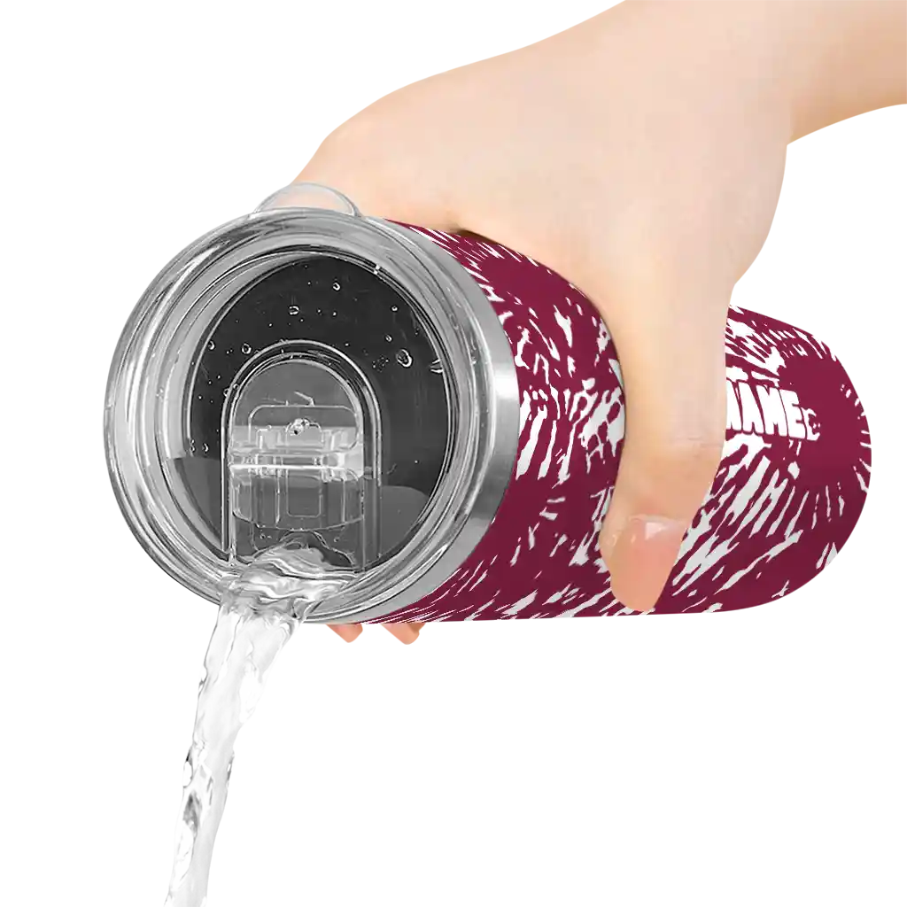 personalized-new-mexico-state-aggies-metallic-grid-crimson-skinny-tumbler-latest-model.webp