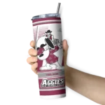 personalized-new-mexico-state-aggies-snoopy-dog-crimson-white-skinny-tumbler-best-selling-1.webp