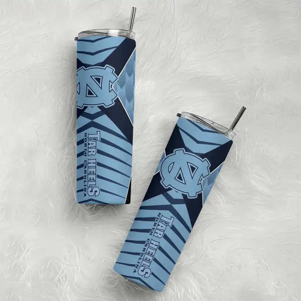 personalized-north-carolina-tar-heels-camo-texture-light-blue-skinny-tumbler-top-rated.webp
