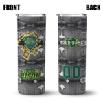 personalized-north-dakota-state-bison-chevron-v-green-gray-skinny-tumbler-best-selling.webp